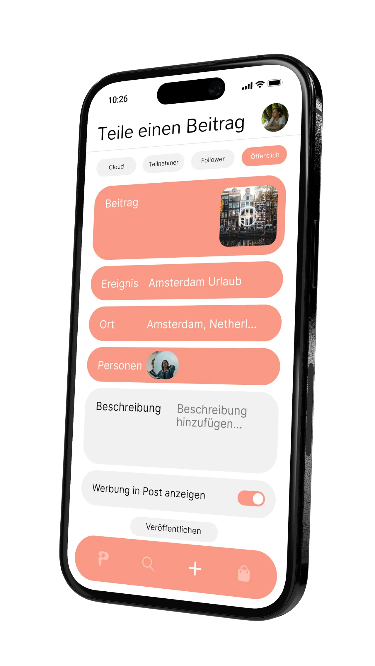 PlanNender Beitrag-erstellen-Screenshot